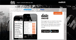 Desktop Screenshot of dateconcerti.com